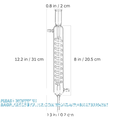 Distillation Chemistry lab Glassware Tube Glass Chemistry Laboratory Tube Allihn Condenser Glass Soxhlet Extractor