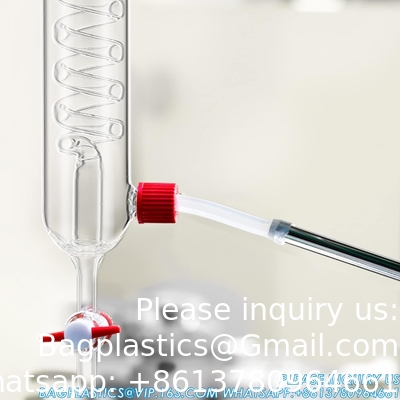 Distillation Chemistry lab Glassware Tube Glass Chemistry Laboratory Tube Allihn Condenser Glass Soxhlet Extractor