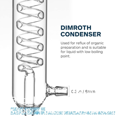 Distillation Chemistry lab Glassware Tube Glass Chemistry Laboratory Tube Allihn Condenser Glass Soxhlet Extractor