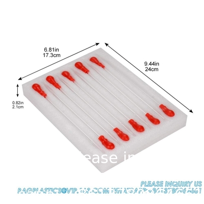 Glass Dropper Pipettes, Thick Borosilicate Glass Dropping Pipettes 3ml Non-Graduated Liquid Transfer Pipettes