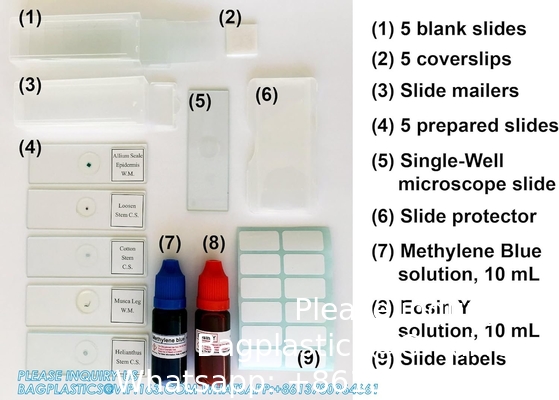 All-In-One Microscope Slide Preparation Kit Microscope Slide Preparation Kit - Essential Student Sample Specime