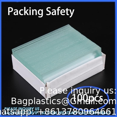 Microscope Slides And Covers, 100 Slides(1&quot; X 3&quot;), 100 Coverslips(0.87&quot; X 0.87&quot;) Blank Glass Slides For Microscope