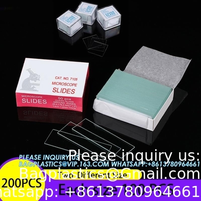 Microscope Slides And Covers, 100 Slides(1&quot; X 3&quot;), 100 Coverslips(0.87&quot; X 0.87&quot;) Blank Glass Slides For Microscope
