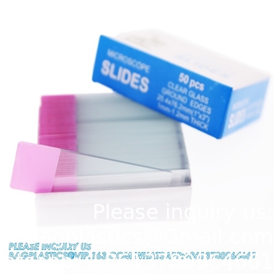 Blank Microscope Glass Slide For Biology Experiment Microscope Frosted End Slides Prepared 7105 7109