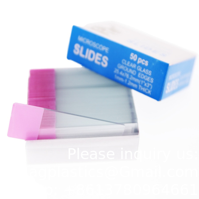 Blank Microscope Glass Slide For Biology Experiment Microscope Frosted End Slides Prepared 7105 7109