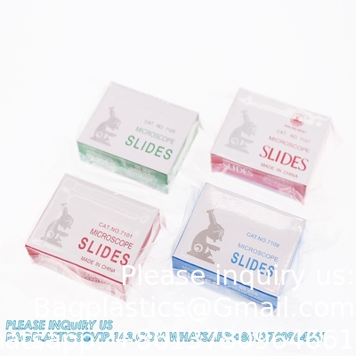 Blank Microscope Glass Slide For Biology Experiment Microscope Frosted End Slides Prepared 7105 7109