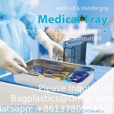 Medical Surgical Trays Stainless Steel Dental Instruments Tray Organizer Holder Sterilization Plate Trays Boxs