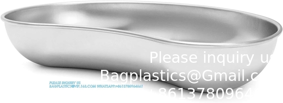 8&quot; Stainless Steel Kidney Tray, Kidney Shaped Emesis Basin, Dental Lab Instruments Surgical Trays, Metal Kidney