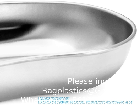 8&quot; Stainless Steel Kidney Tray, Kidney Shaped Emesis Basin, Dental Lab Instruments Surgical Trays, Metal Kidney