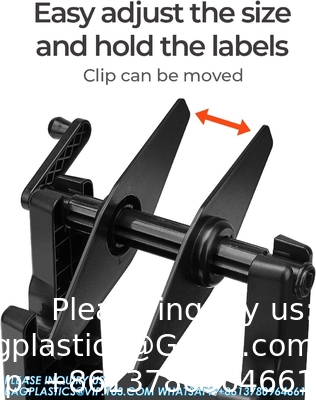 External Rolls Label Holder, 2 In 1 Fan-Fold Stack Paper Holder For Desktop Thermal Label Printer