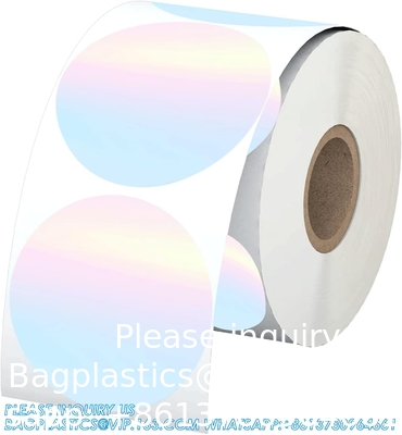 2 Inch Direct Thermal Stickers Gradual Change Round Circle Thermal Color-Code Dot Self-Adhesive Multi-Purpose Thermal