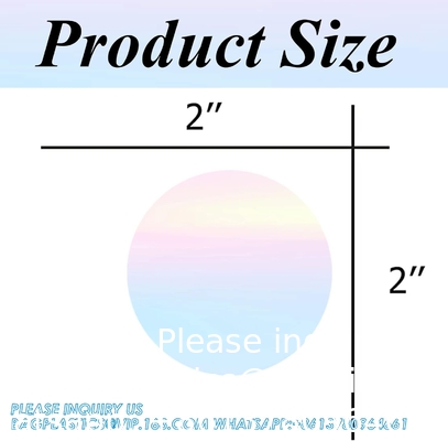 2 Inch Direct Thermal Stickers Gradual Change Round Circle Thermal Color-Code Dot Self-Adhesive Multi-Purpose Thermal
