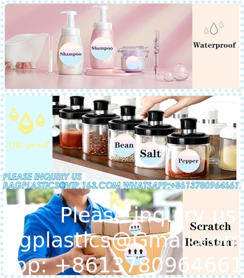 2 Inch Direct Thermal Stickers Gradual Change Round Circle Thermal Color-Code Dot Self-Adhesive Multi-Purpose Thermal