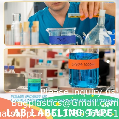 Lab Labeling Tape Variety Pack 500 Inch Long X 3/4 Inch Width Laboratory Labeling Tape 5 Assorted Color Tape