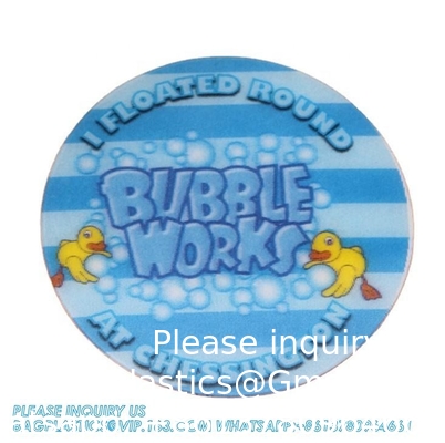 Anime Cartoon Custom 3D Lenticular Sticker Holographic lable rolls Demon Slayer Lenticular 3d Anime bottlelabel