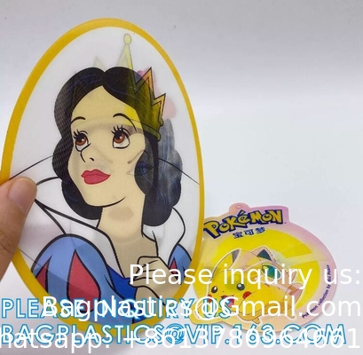Anime Cartoon Custom 3D Lenticular Sticker Holographic lable rolls Demon Slayer Lenticular 3d Anime bottlelabel