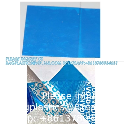 Serial Numbered Red Tamper Evident Security Tape (48mm X 50m X 2mil, 100% Total Transfer, Ultra-Thick “Void”