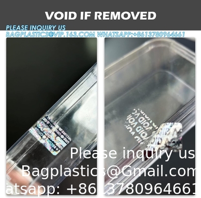 Authentic Hologram Labels/Stickers Silver Transfer Tamper Evident Security Warranty Void Seals/Stickers High Security