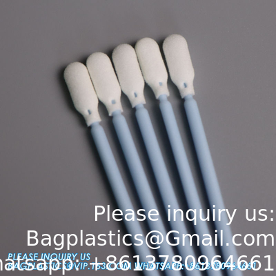 Disposable Lint Free Printer Head Foam Cleaning Printhead Swabs Sponge Stick For Inkjet