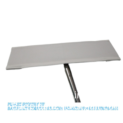 Stainless Steel Flat Mop Reusable Mop Lab Microfibre Fabric mopping Head frame ESD Mop With Telescopic Handle