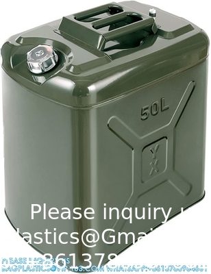 STAINLESS STEEL METAL SPOUT DIESEL FUEL CAN OIL BLADDER PETROL TANKS PLASTIC JERRYCAN HOLDER CASOLINE CANISTER