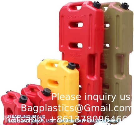 Red Color 2.5 Gallon Plastic Gas Jerry Can 10 Litre HDPE Gasoline Diesel Fuel Container Flexible Spout