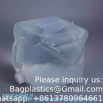 Emergency Supplies 5L 10L 20L Collapsible Water Container With Carton Box Plastic Liquid Storage Bucket