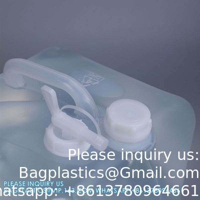 Emergency Supplies 5L 10L 20L Collapsible Water Container With Carton Box Plastic Liquid Storage Bucket