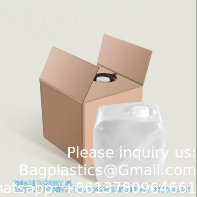 Emergency Supplies 5L 10L 20L Collapsible Water Container With Carton Box Plastic Liquid Storage Bucket