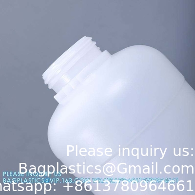 Empty Plastic Lab Liquid Medicine Bottle Chemical Reagent Container Bottle With Screw Lid