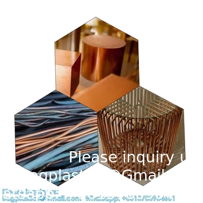Solid Copper Rod Bare Pure Copper Round Rod Copper Bar Dia 8mm Brass Metal Rod 1/4&quot;(7mm) Dia 7.87&quot; Length CU