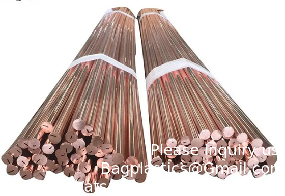 Solid Copper Rod Bare Pure Copper Round Rod Copper Bar Dia 8mm Brass Metal Rod 1/4&quot;(7mm) Dia 7.87&quot; Length CU