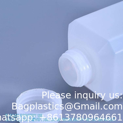 Wholesale HDPE Empty Small Plastic Powder Solids Container Chemical Liquid Bottles With Ring-Cap