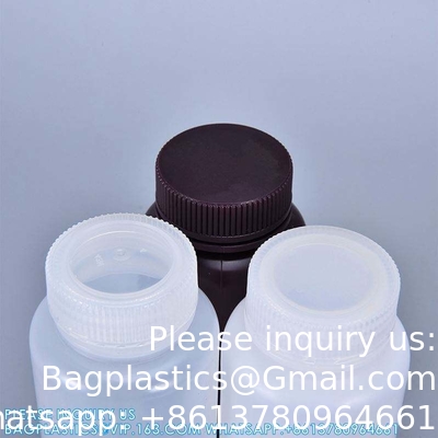 5ml-1000ml Laboratory PP Wide Mouth HDPE Amber White Sterilization Type Container Reagent Bottle