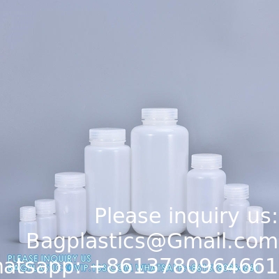 5ml-1000ml Laboratory PP Wide Mouth HDPE Amber White Sterilization Type Container Reagent Bottle