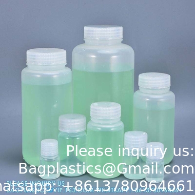 5ml-1000ml Laboratory PP Wide Mouth HDPE Amber White Sterilization Type Container Reagent Bottle
