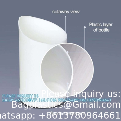 50ML-1000ML Thicken Plastic Fluorinated Bottles Chemical Organic Solvents Package Container