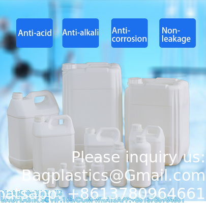 50ML-1000ML Thicken Plastic Fluorinated Bottles Chemical Organic Solvents Package Container