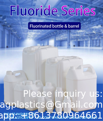 50ML-1000ML Thicken Plastic Fluorinated Bottles Chemical Organic Solvents Package Container