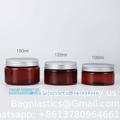 16 Ounce Plastic Jars Clear Plastic Mason Jars Storage Containers Wide Mouth With Lids For Kitchen &amp; Household Storage