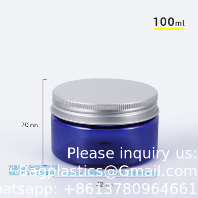 16 Ounce Plastic Jars Clear Plastic Mason Jars Storage Containers Wide Mouth With Lids For Kitchen &amp; Household Storage