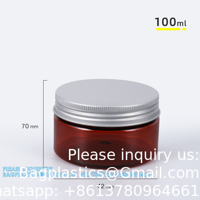 16 Ounce Plastic Jars Clear Plastic Mason Jars Storage Containers Wide Mouth With Lids For Kitchen &amp; Household Storage
