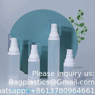 15ml 20ml 30ml 50ml Plastic Vacuum Bottle Pharmaceutical Lotion Cosmetic Cream Packaging Containers