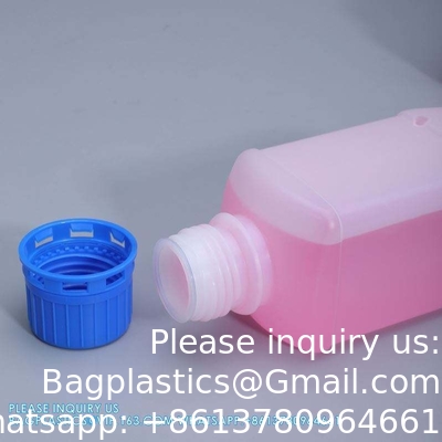 100ml Reagent Plastic Bottle White Empty HDPE Bottles With Inner Cover For Chemical Liquid Powder Storage