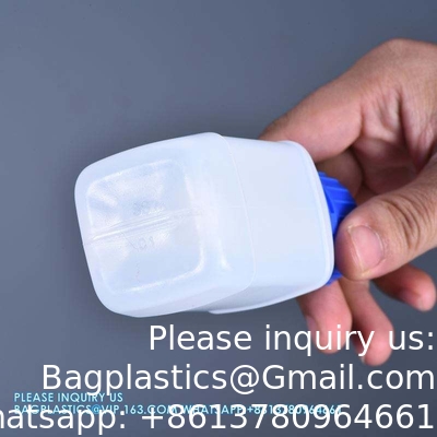 100ml Reagent Plastic Bottle White Empty HDPE Bottles With Inner Cover For Chemical Liquid Powder Storage