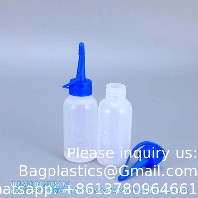 30ML Empty Translucent Plastic Dropper Bottle For Eye Wholesale Plastic Squeeze Dropper Glue Bottle With Point