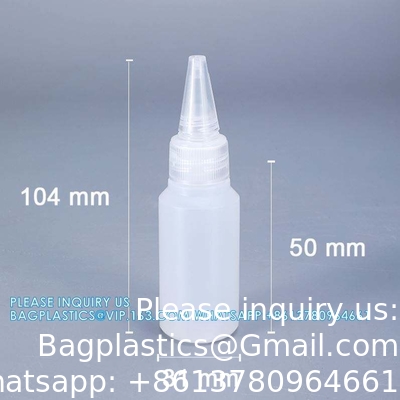 30ML Empty Translucent Plastic Dropper Bottle For Eye Wholesale Plastic Squeeze Dropper Glue Bottle With Point