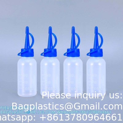 30ML Empty Translucent Plastic Dropper Bottle For Eye Wholesale Plastic Squeeze Dropper Glue Bottle With Point