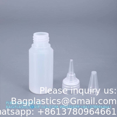 30ML Empty Translucent Plastic Dropper Bottle For Eye Wholesale Plastic Squeeze Dropper Glue Bottle With Point