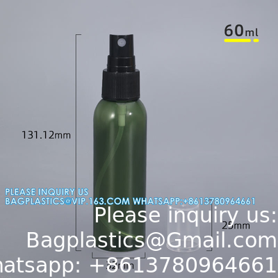 Medical Liquid Packaging 50ml 60ml 100ml sustainable Plastic Bottle With Spray Pump Head For Anti-Inflammatory Mist